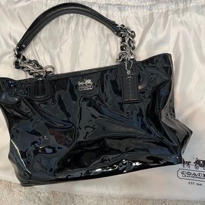 COACH Vintage Patent Leather Black Bag